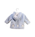 A Blue Cardigans from Purebaby in size 0-3M for girl. (Back View)