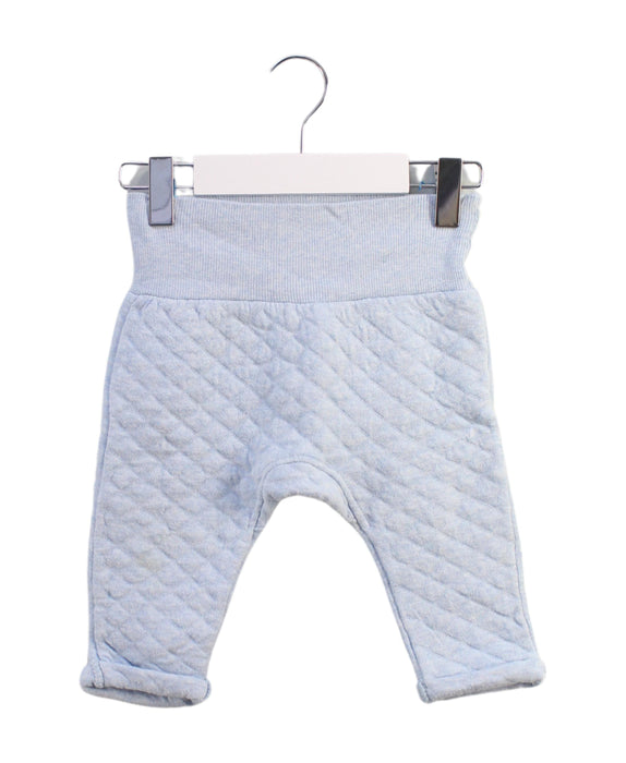 A Blue Leggings from Purebaby in size 3-6M for girl. (Front View)