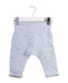 A Blue Leggings from Purebaby in size 3-6M for girl. (Front View)