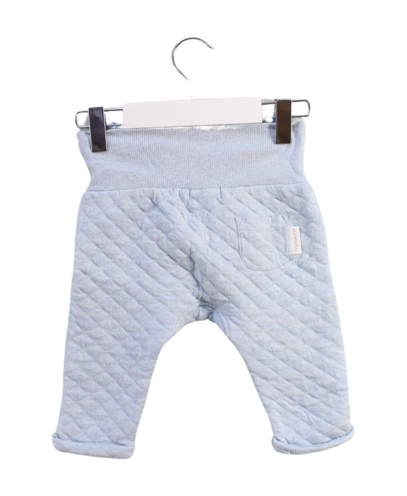 A Blue Leggings from Purebaby in size 3-6M for girl. (Back View)