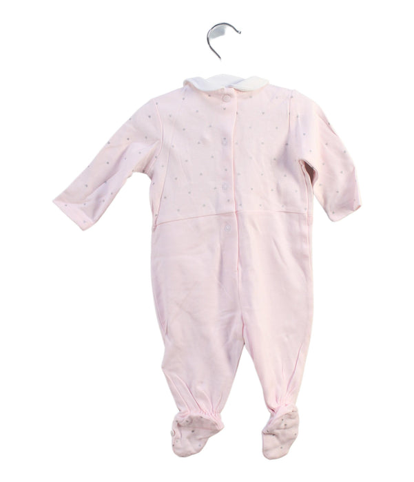 A Pink Onesies from Chicco in size 0-3M for girl. (Back View)