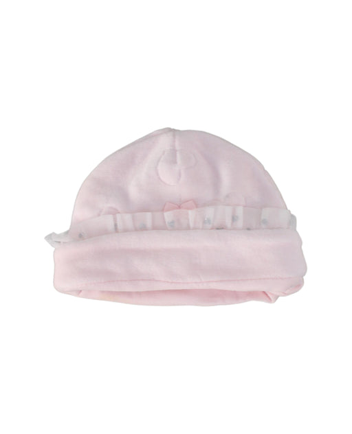 A Pink Beanies from Chicco in size Newborn for girl. (Front View)