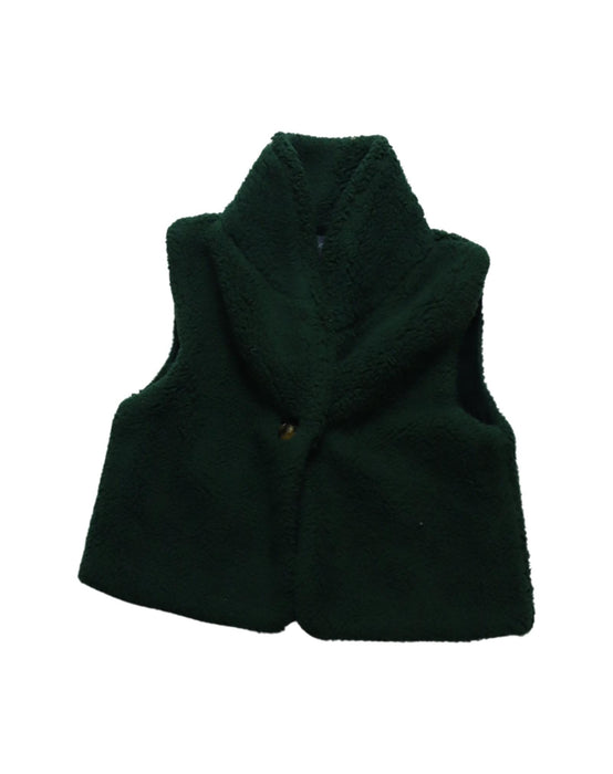 A Green Outerwear Vests from Milk on the Rocks in size 6-12M for boy. (Front View)