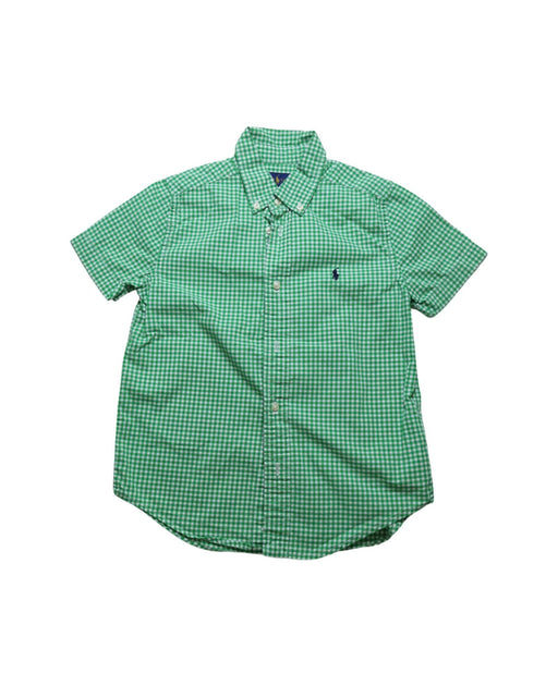 A Green Shirts from Ralph Lauren in size 7Y for boy. (Front View)