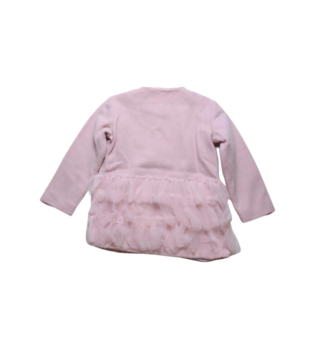 A Pink Lightweight Jackets from Seed in size 3T for girl. (Back View)