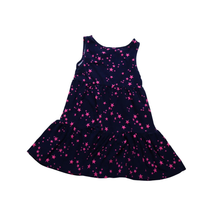 A Navy Sleeveless Dresses from Epic Threads in size 3T for girl. (Back View)