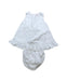 A White Dress Sets from Sprout in size 6-12M for girl. (Front View)