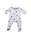 A White Onesies from Jacadi in size 0-3M for girl. (Back View)