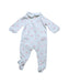 A White Onesies from Jacadi in size 0-3M for girl. (Front View)