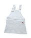 A White Overall Dresses from Seed in size 18-24M for girl. (Back View)