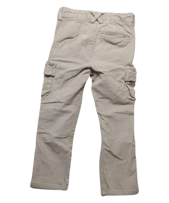 A Beige Casual Pants from Jacadi in size 4T for boy. (Back View)