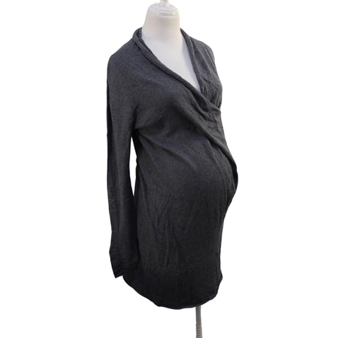 A Grey Nursing Dresses from Noppies in size S for maternity. (Front View)