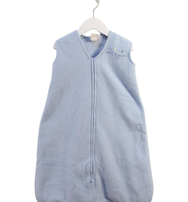 A Blue Sleepsacs from HALO in size 6-12M for girl. (Front View)