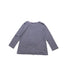 A Navy Long Sleeve Tops from Seed in size 4T for girl. (Back View)