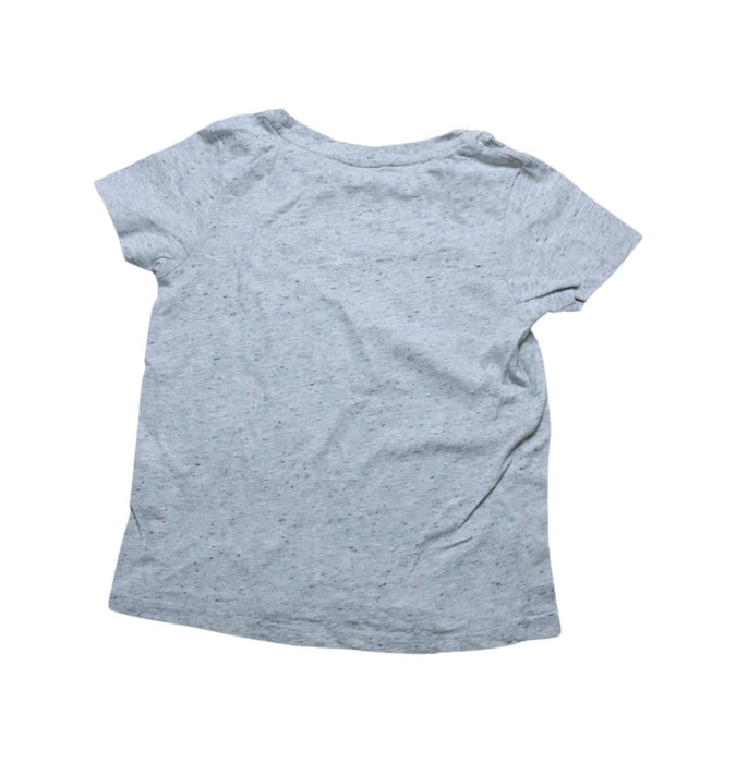 A Grey T Shirts from Seed in size 4T for boy. (Back View)