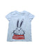 A Blue Short Sleeve T Shirts from Seed in size 5T for girl. (Front View)