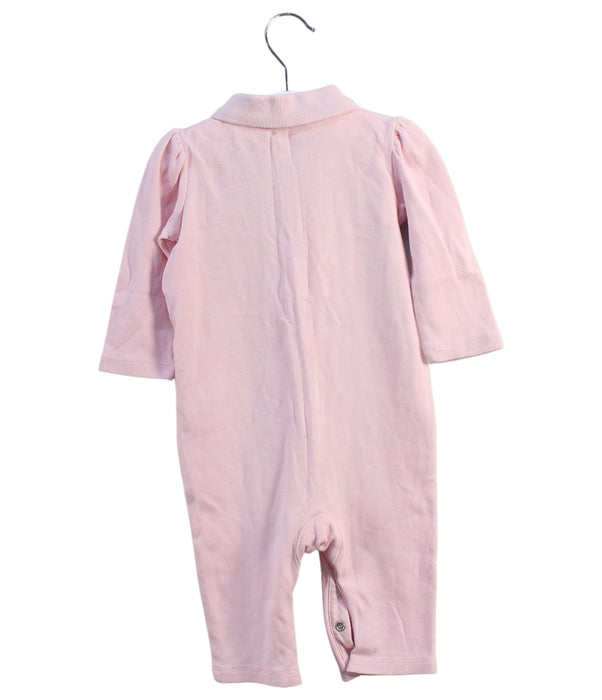 A Pink Long Sleeve Jumpsuits from Ralph Lauren in size 3-6M for girl. (Back View)