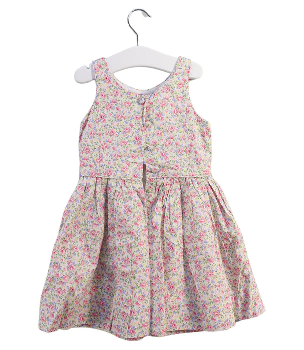 A Multicolour Sleeveless Dresses from Polo Ralph Lauren in size 3T for girl. (Back View)