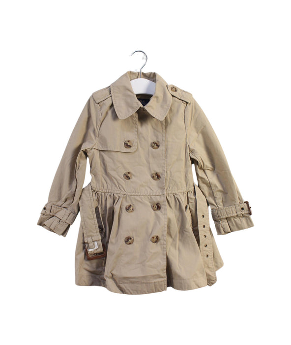 A Brown Coats from Polo Ralph Lauren in size 3T for girl. (Front View)