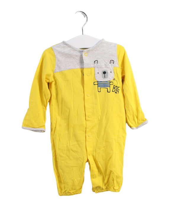 A Multicolour Long Sleeve Rompers from Mides in size 0-3M for boy. (Front View)