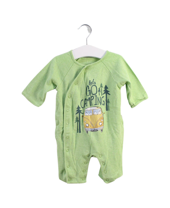 A Multicolour Long Sleeve Rompers from Mides in size 0-3M for boy. (Front View)