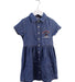 A Blue Short Sleeve Dresses from Tommy Hilfiger in size 4T for girl. (Front View)