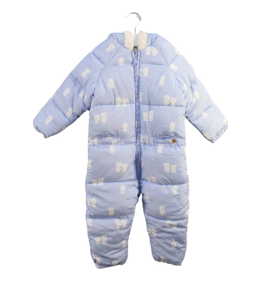A Blue Snowsuits from Mayoral in size 12-18M for neutral. (Front View)