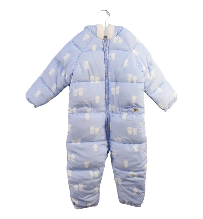A Blue Snowsuits from Mayoral in size 12-18M for neutral. (Front View)