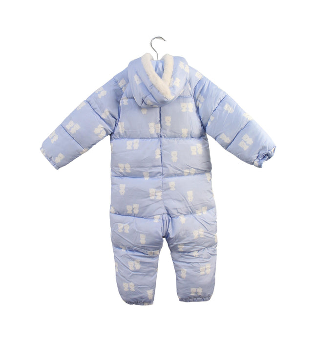 A Blue Snowsuits from Mayoral in size 12-18M for neutral. (Back View)