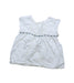 A White Sleeveless Tops from Bonpoint in size 4T for girl. (Back View)