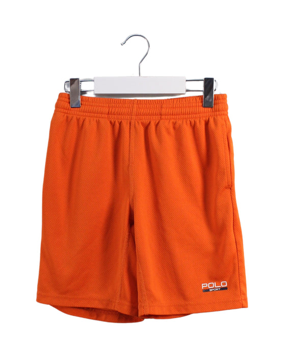 A Orange Shorts from Polo Ralph Lauren in size 7Y for boy. (Front View)