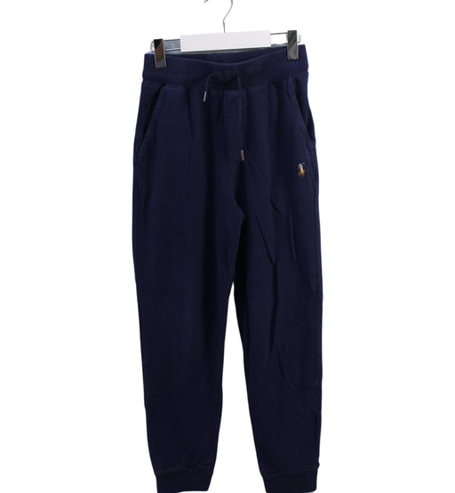 A Blue Sweatpants from Polo Ralph Lauren in size 7Y for boy. (Front View)