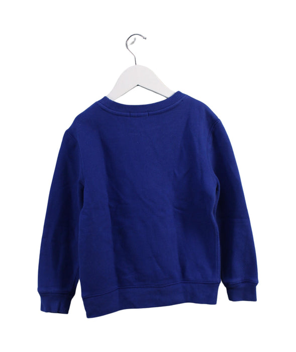 A Blue Sweatshirts from Polo Ralph Lauren in size 6T for boy. (Back View)