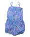 A Blue Sleeveless Rompers from Lilly Pulitzer in size 4T for girl. (Front View)