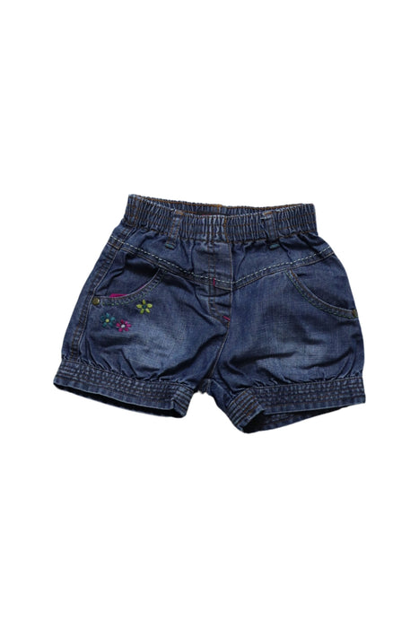 A Navy Shorts from Catimini in size 6-12M for girl. (Front View)