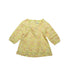 A Yellow Long Sleeve Tops from Vertbaudet in size 6T for girl. (Front View)