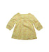 A Yellow Long Sleeve Tops from Vertbaudet in size 6T for girl. (Back View)