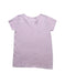 A Pink Short Sleeve Tops from Excuse My French in size 6T for girl. (Back View)