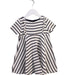 A Black Short Sleeve Dresses from Petit Bateau in size 4T for girl. (Front View)