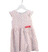 A White Short Sleeve Dresses from Petit Bateau in size 6T for girl. (Front View)