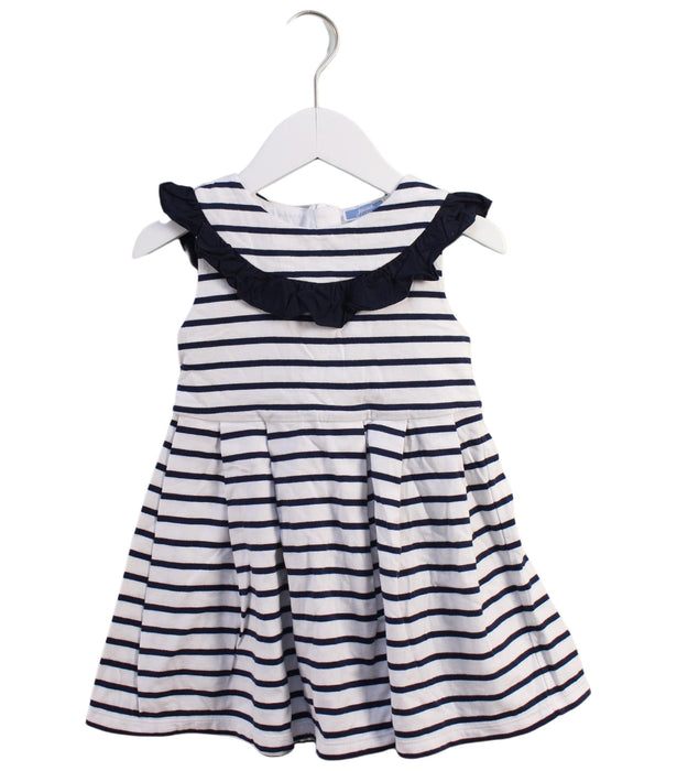 A White Sleeveless Dresses from Jacadi in size 3T for girl. (Front View)