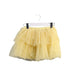 A Yellow Tulle Skirts from Seed in size 5T for girl. (Front View)