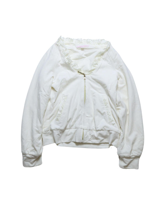 A Ivory Lightweight Jackets from Nicholas & Bears in size 8Y for girl. (Front View)