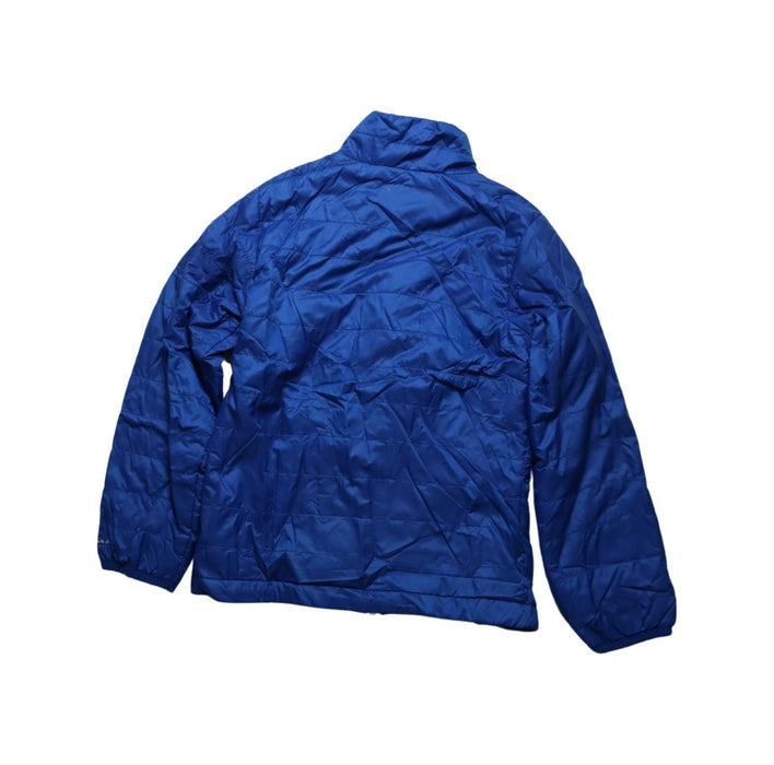 A Blue Puffer/Quilted Jackets from Columbia in size 8Y for boy. (Back View)