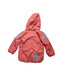 A Pink Ski Jackets from Molo in size 4T for girl. (Back View)