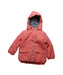 A Pink Ski Jackets from Molo in size 4T for girl. (Front View)