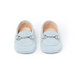 A Blue Loafers & Moccasins from Sonatina in size 12-18M for girl. (Front View)