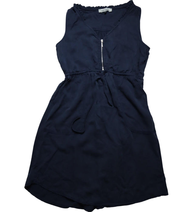 A Navy Sleeveless Dresses from Angel Maternity in size XS for maternity. (Front View)