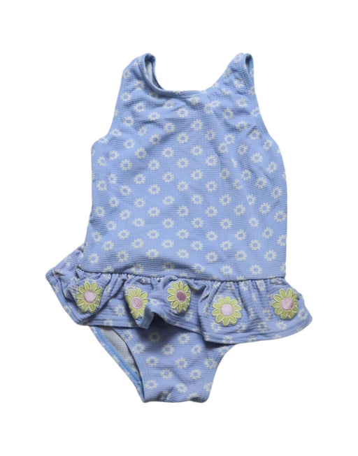 A Blue Swimsuits from Seed in size 12-18M for girl. (Front View)