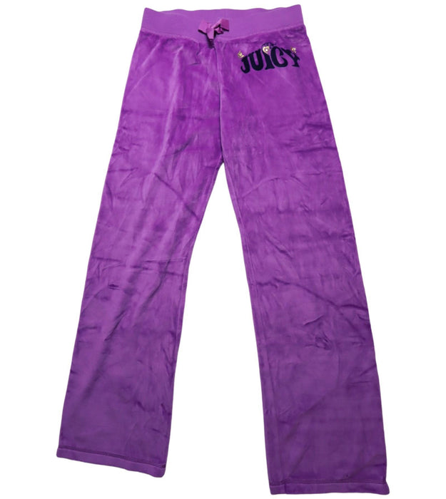 A Purple Pants Sets from Juicy Couture in size 12Y for girl. (Back View)